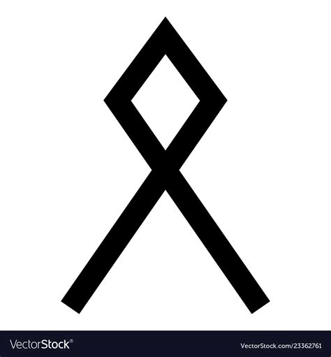 Odal rune tattoo